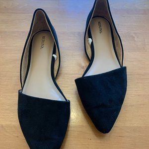 Merona Black Patten Leather Flats